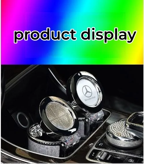 Car ashtray with LED light creative personality with cover