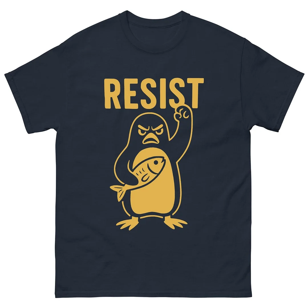 Penguins Resist T-shirt
