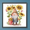 Diamond Painting-DIY Crystal Rhinestone Sunflower Gnome