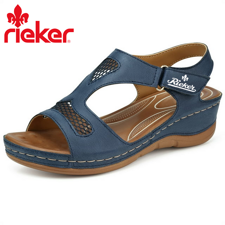 DÁMSKÉ SANDÁLY RIEKER®, POHODLNÁ OUTDOOROVÁ PLATFORMA S OPOROU NOHÁD