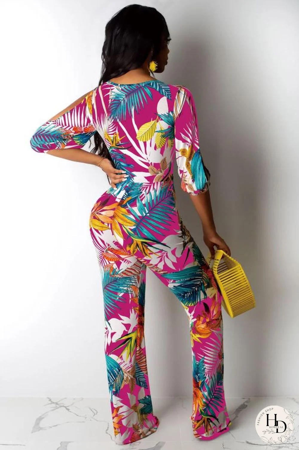 Coffee Sexy Fashion Asymmetrical Hollow bandage Polyester Sleeveless Slip Jumpsuits