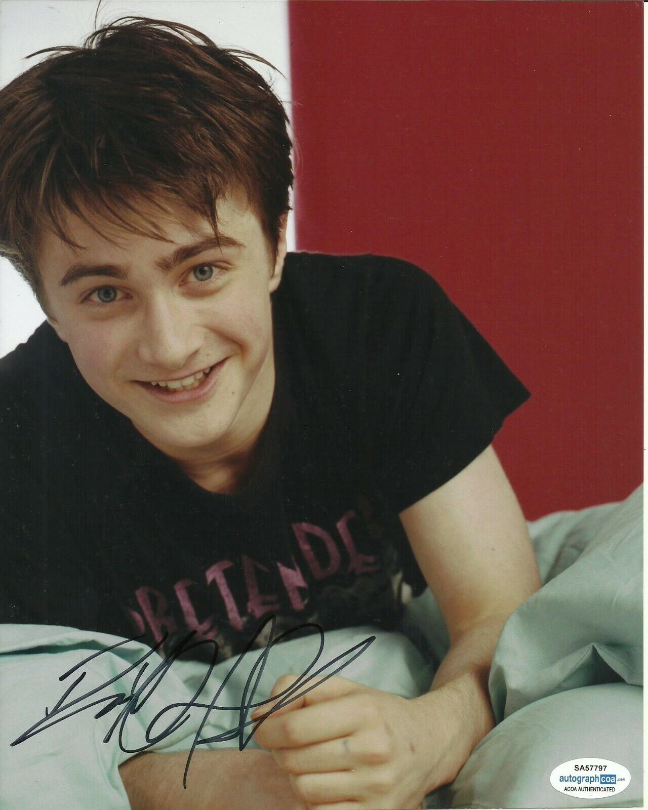 DANIEL RADCLIFFE SIGNED COOL Photo Poster painting UACC REG 242 (1) ALSO ACOA CERTIFIED