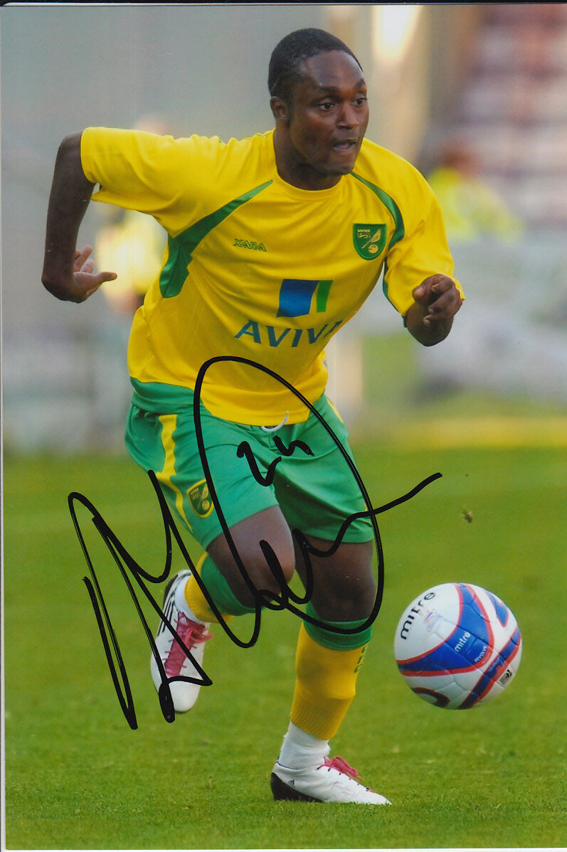 NORWICH CITY HAND SIGNED ANTHONY MCNAMEE 6X4 Photo Poster painting.