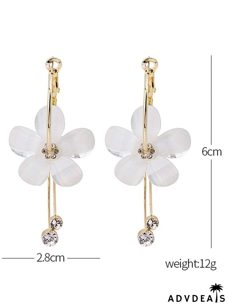 Flower Drop Earrings