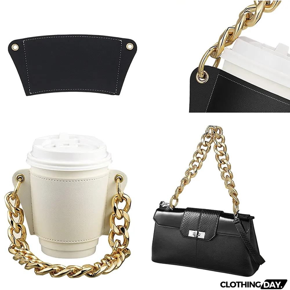 White Casual Solid Patchwork Chains Accessories