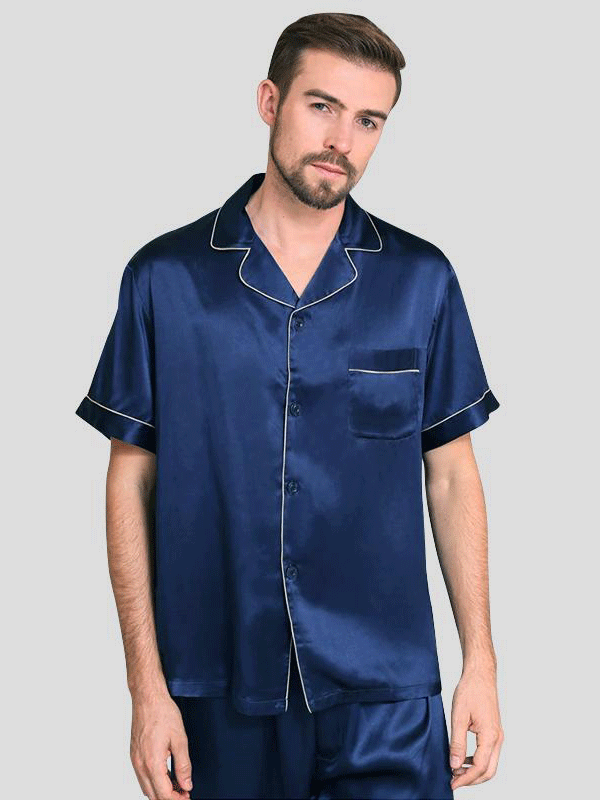 19 Momme Silk Pajamas Set for Men | Multi-Colors REAL SILK LIFE