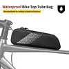 Bike Top Tube Bag Waterproof Bicycle Front Frame Bag for Road and Mountain Bikes