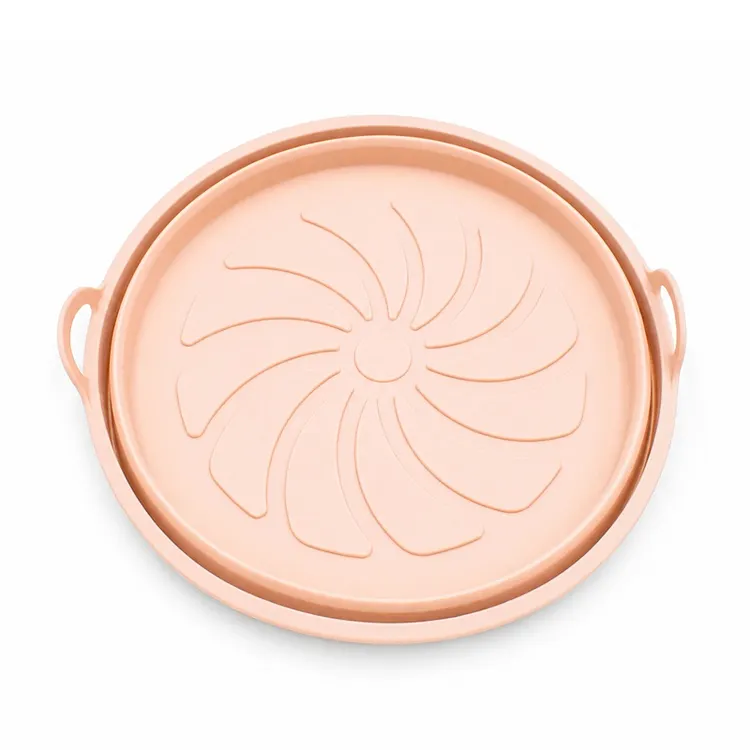 Round Foldable Silicone Air Fryer Basket