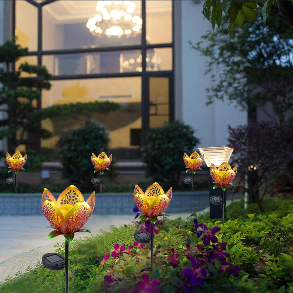 

LED Solar Flower Light Outdoor Waterproof Garden Landscape Decorative Lamp, 501 Original