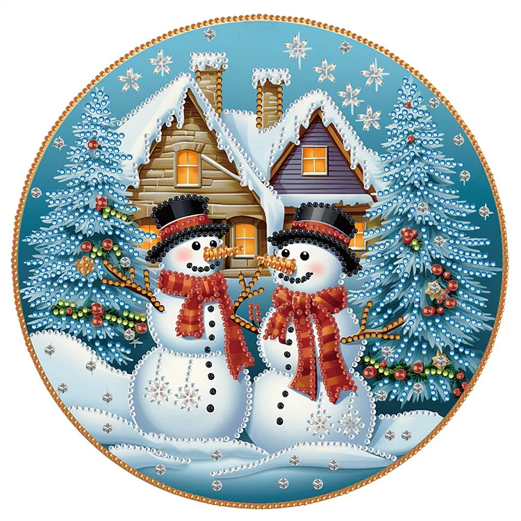 Partial Special-Shaped Diamond Painting - Christmas 30*30CM