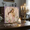 Pearl Painting Kit for Adults Angel Lantern Framed Wall Art