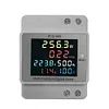 6IN1 DIN-Rail AC Volt Monitor Digital Active Power Factor Energy Meter 110V 220V