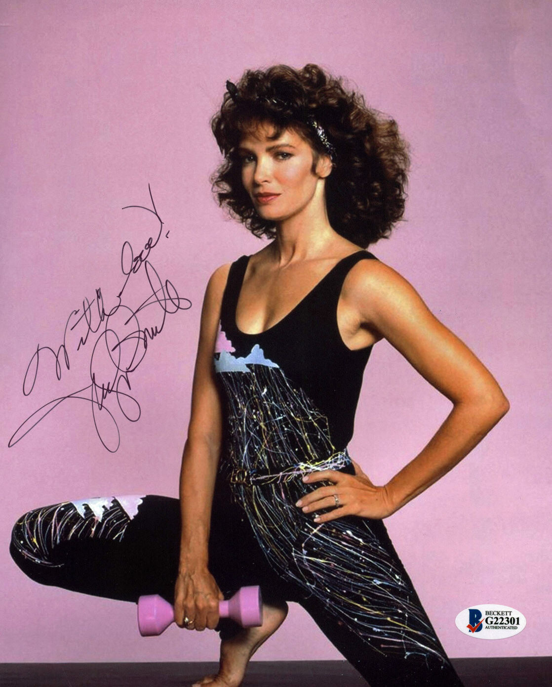 Jaclyn Smith Charlie's Angels Sexy Authentic Signed 8x10 Photo Poster painting BAS #G22301