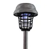 2PCS Solar Powered Lighting Mosquito Repellent Lamp with Ground Stake Waterproof Mosquito Killer for Backyard Patio Garden Lawn Pathway Camping
