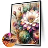 Diamond Painting -DIY Full Square Drill Cactus Flower(40*50CM)