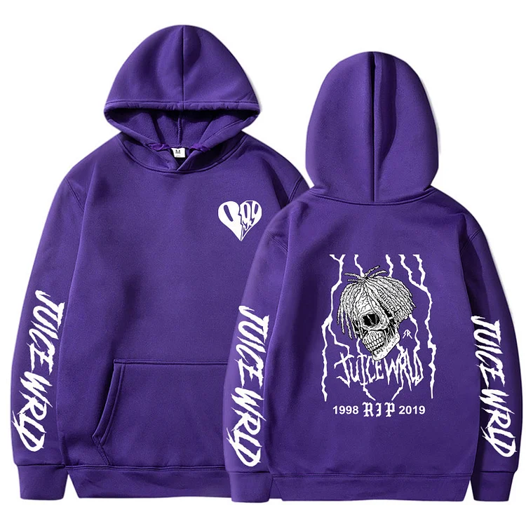 Juice Wrld Hoodies Sweatshirts Hip Hop Pullover Streetwear  at Hiphopee