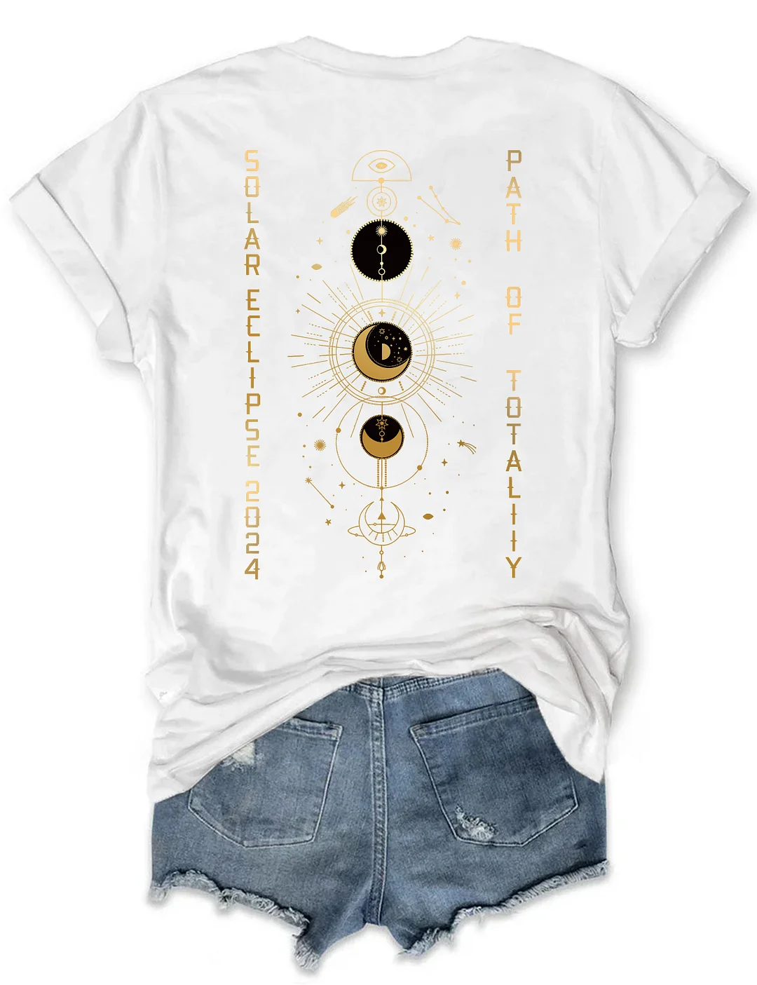 Path of Totality Total Solar Eclipse T-shirt