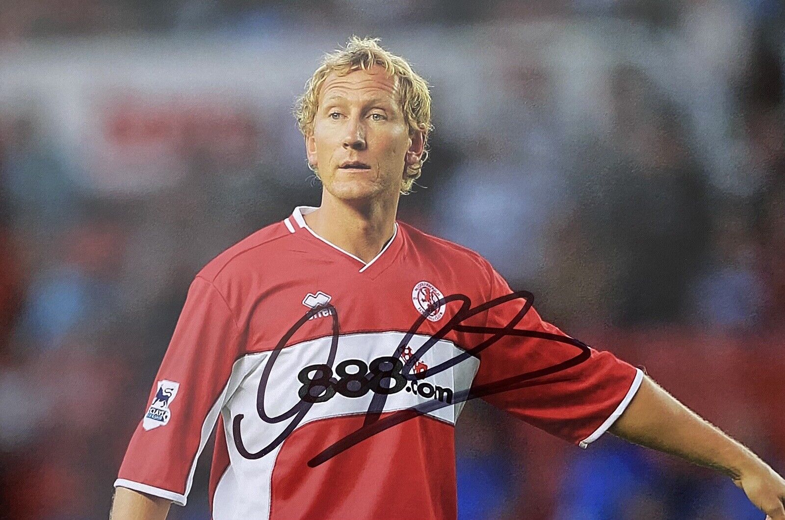 Ray Parlour Genuine Hand Signed Middlesbrough 12x8 Photo Poster painting