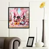 Disney Mickey & Minnie Alphabet-Full Round Diamond Painting 40*40CM