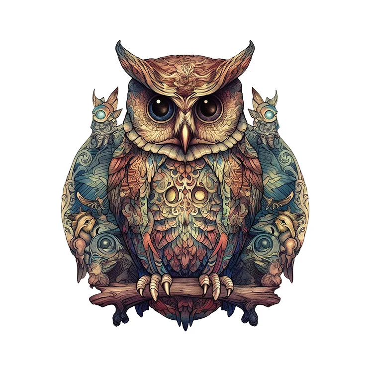 Owl Wooden Jigsaw Puzzle