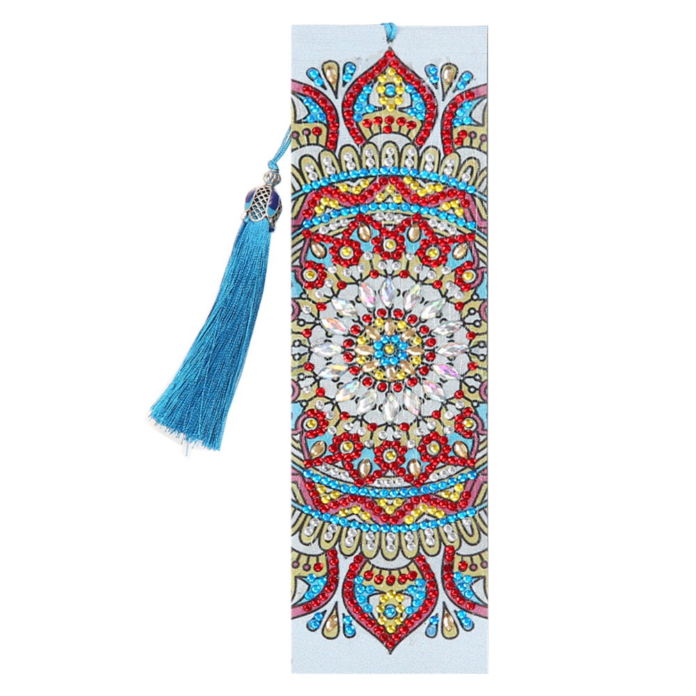 

Diamond Painting Bookmark - Special Shaped Diamond - Blue Mandala, 501 Original