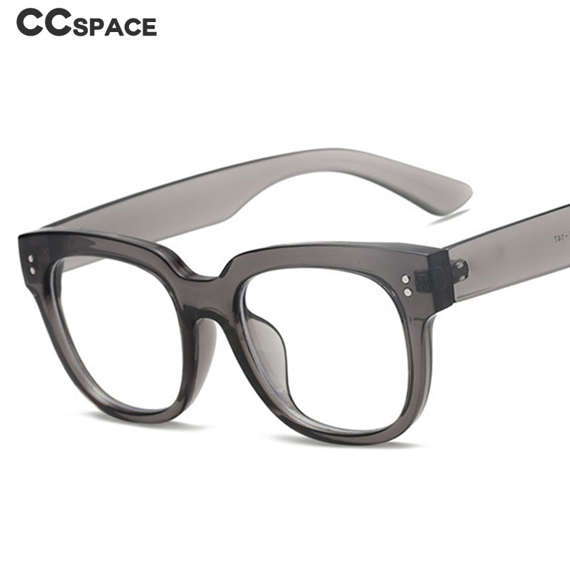 47086 Rectangle Retro Rivet Glasses Frames Anti Blue Light Men Women ...