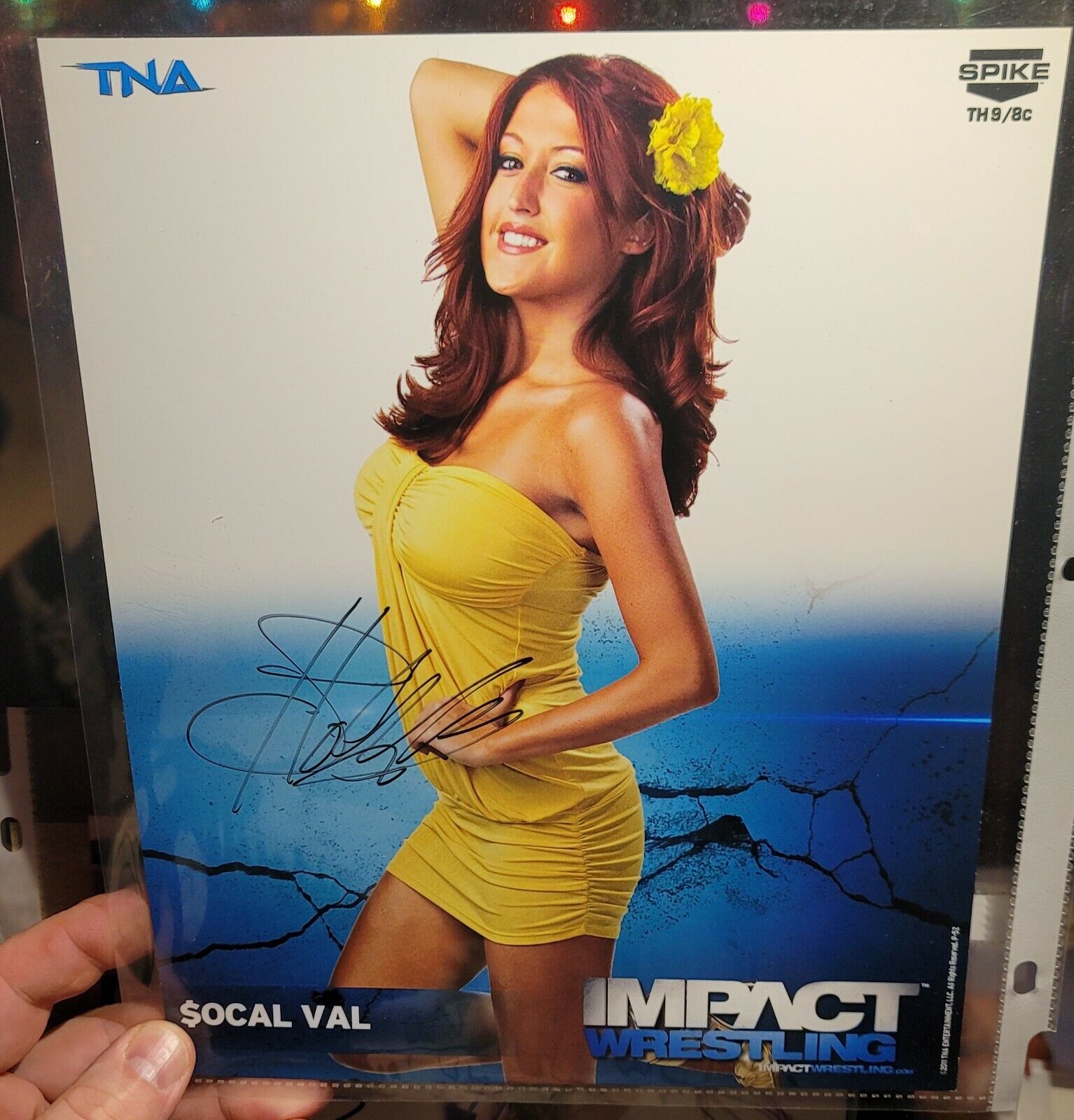 SoCal Val Impact authentic hand signed autographed 8x10 Original Promo