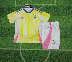 2024/2025 Juventus Away Soccer Jersey 1:1 Thai Quality Kids Size