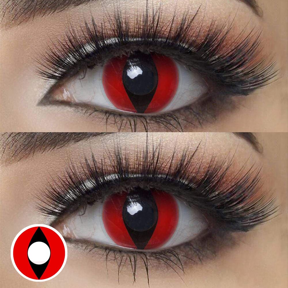 Red Cat Eyes Animal Or Anime Cosplay Stylish