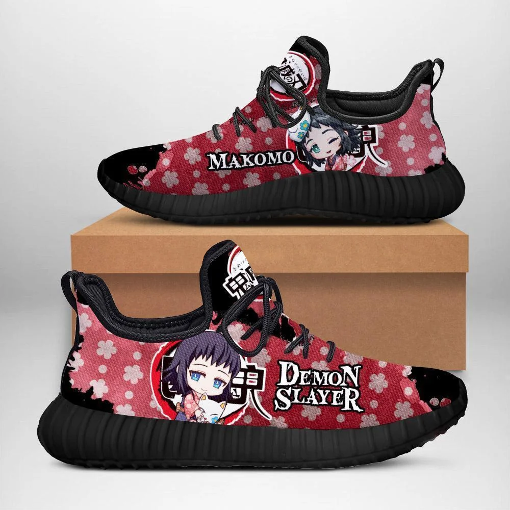 Makomo Reze Shoes Demon Slayer Anime Sneakers Fan Gift Idea
