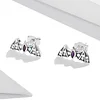  Bat Stud Earrings 925 Sterling Silver