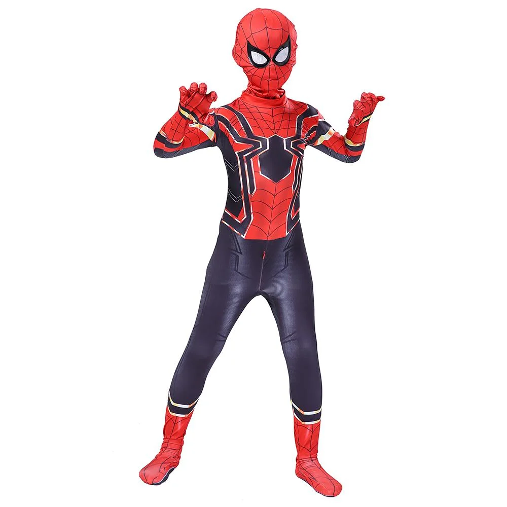 Kids Spider-Man Cosplay Jumpsuit Homecoming Avengers Far from Home Iron Spider Man
