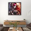 Gothique cool fille-pleine peinture ronde au diamant-50*50cm