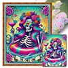 (Multi-Style) Halloween Skeleton-11CT Stamped Cross Stitch 45*65cm/50*65cm(Big Size)