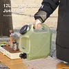 12L Camping Water Jug with Spigot Large Capacity Water Tank for Car Camping