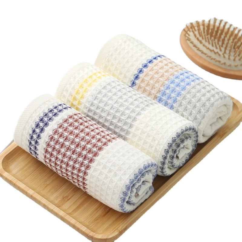New Cotton Gauze Towel Gift Honeycomb Waffle Towel Daily Necessities Face Towel Cotton