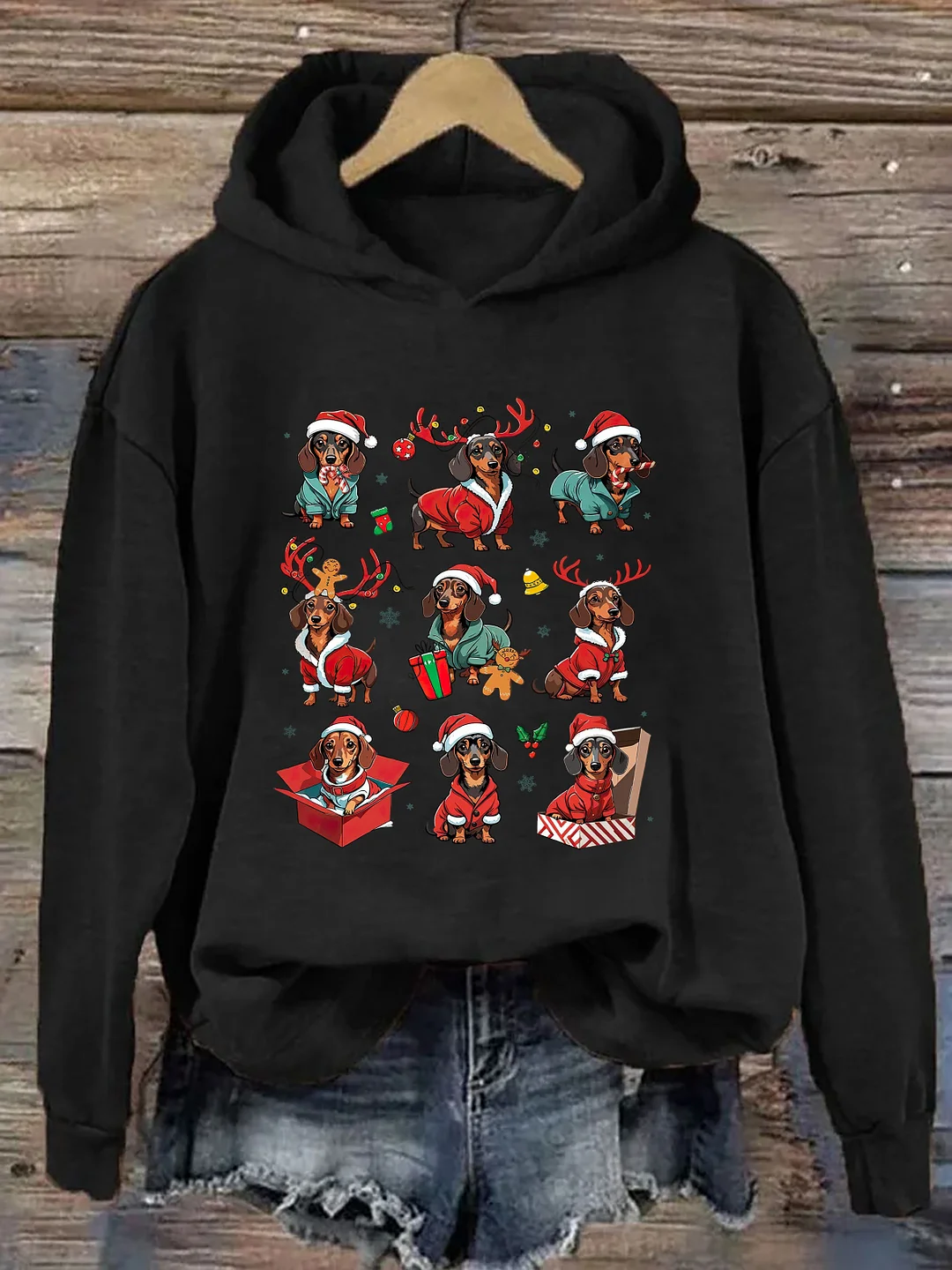 Dachshund Christmas Hoodie
