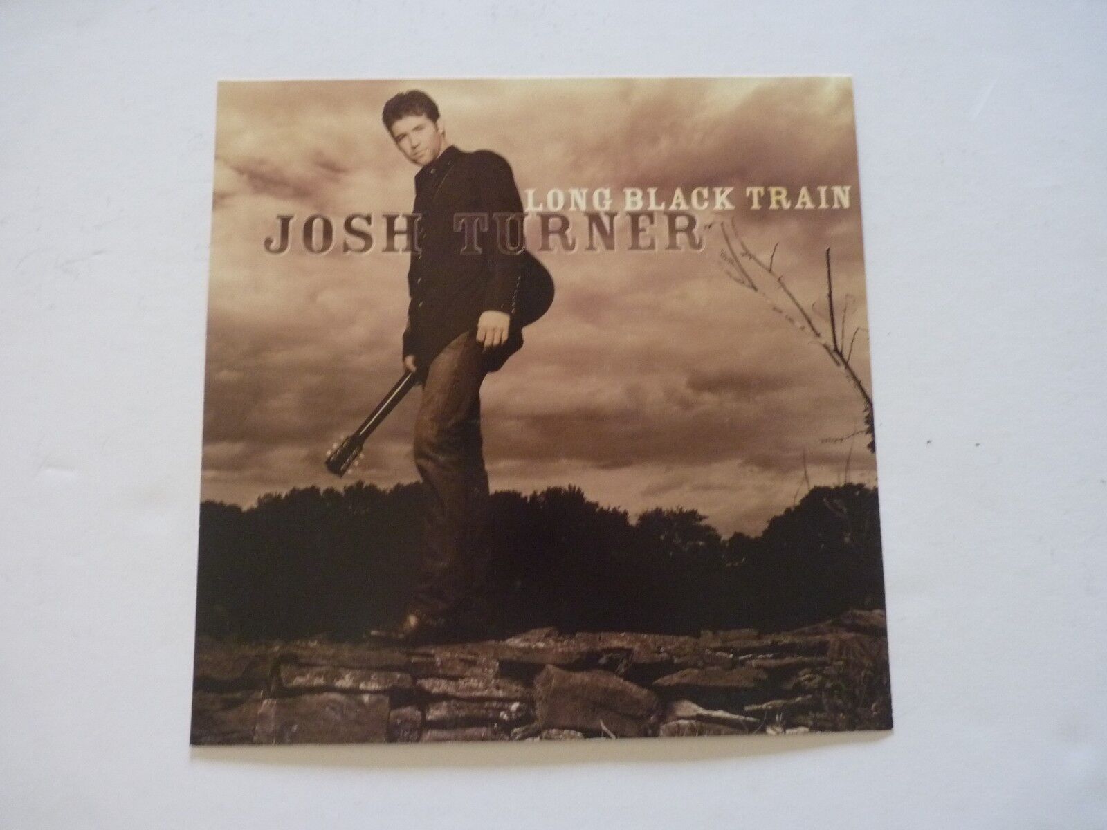 Josh Turner Long Black Train LP Record Photo Poster painting Flat 12X12 Poster
