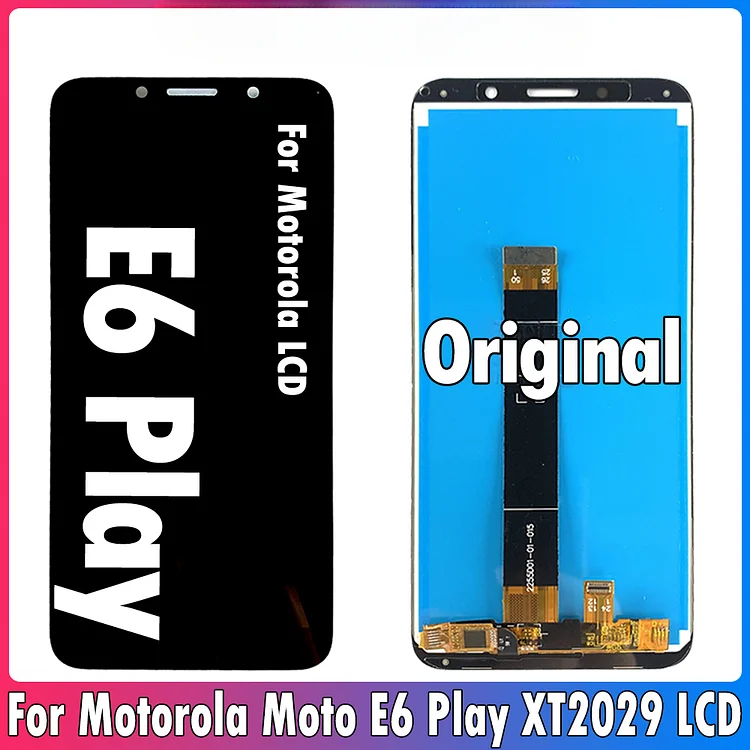 5.5inch Original For Motorola Moto E6 Play LCD Display Touch Screen For Moto E6Play XT2029 LCD Screen Assembly No Frame