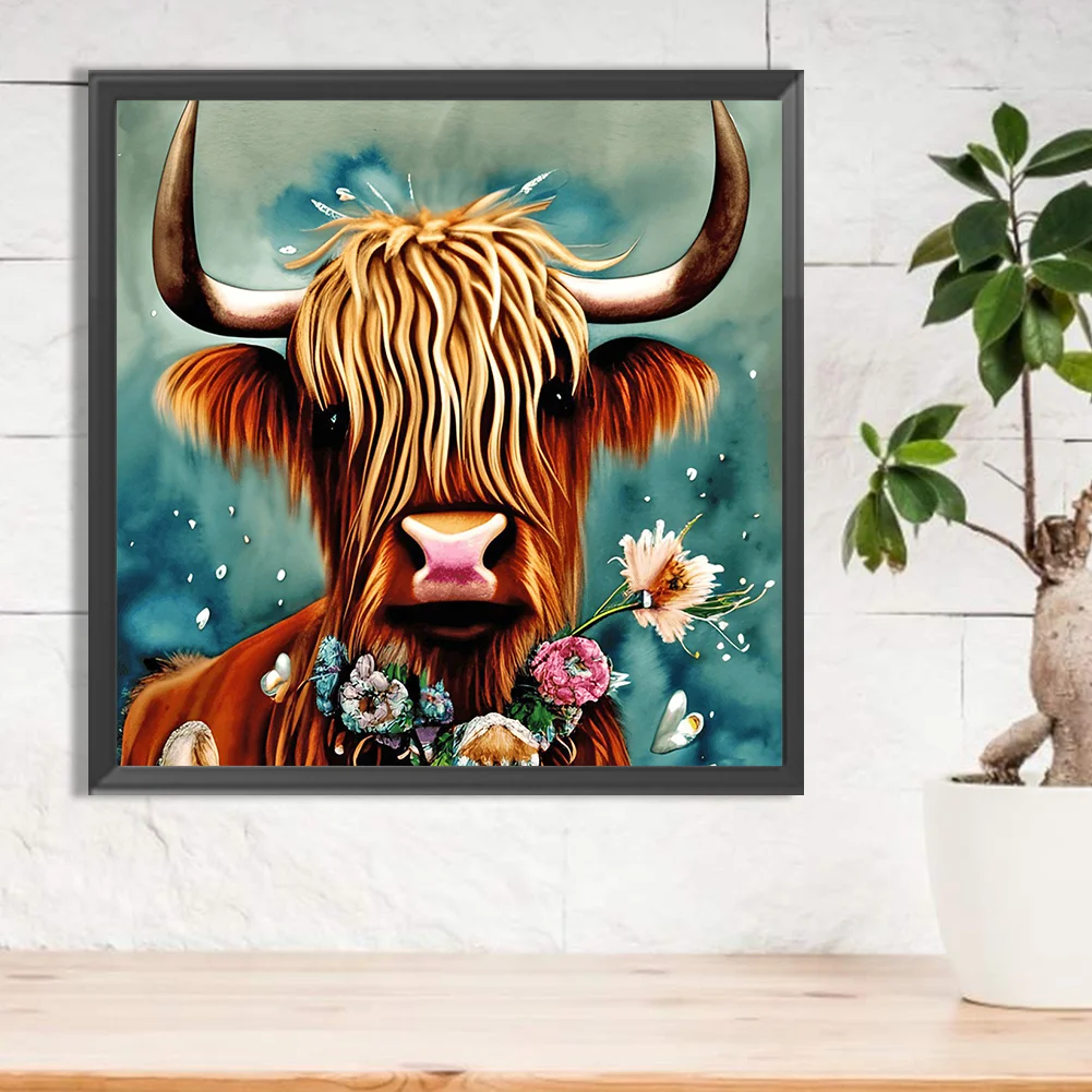 Diamond Painting - Full Round Drill - Yak(30*30cm)