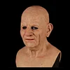 Halloween Costume Old Man Realistic Silicone Costume Mask For Adults