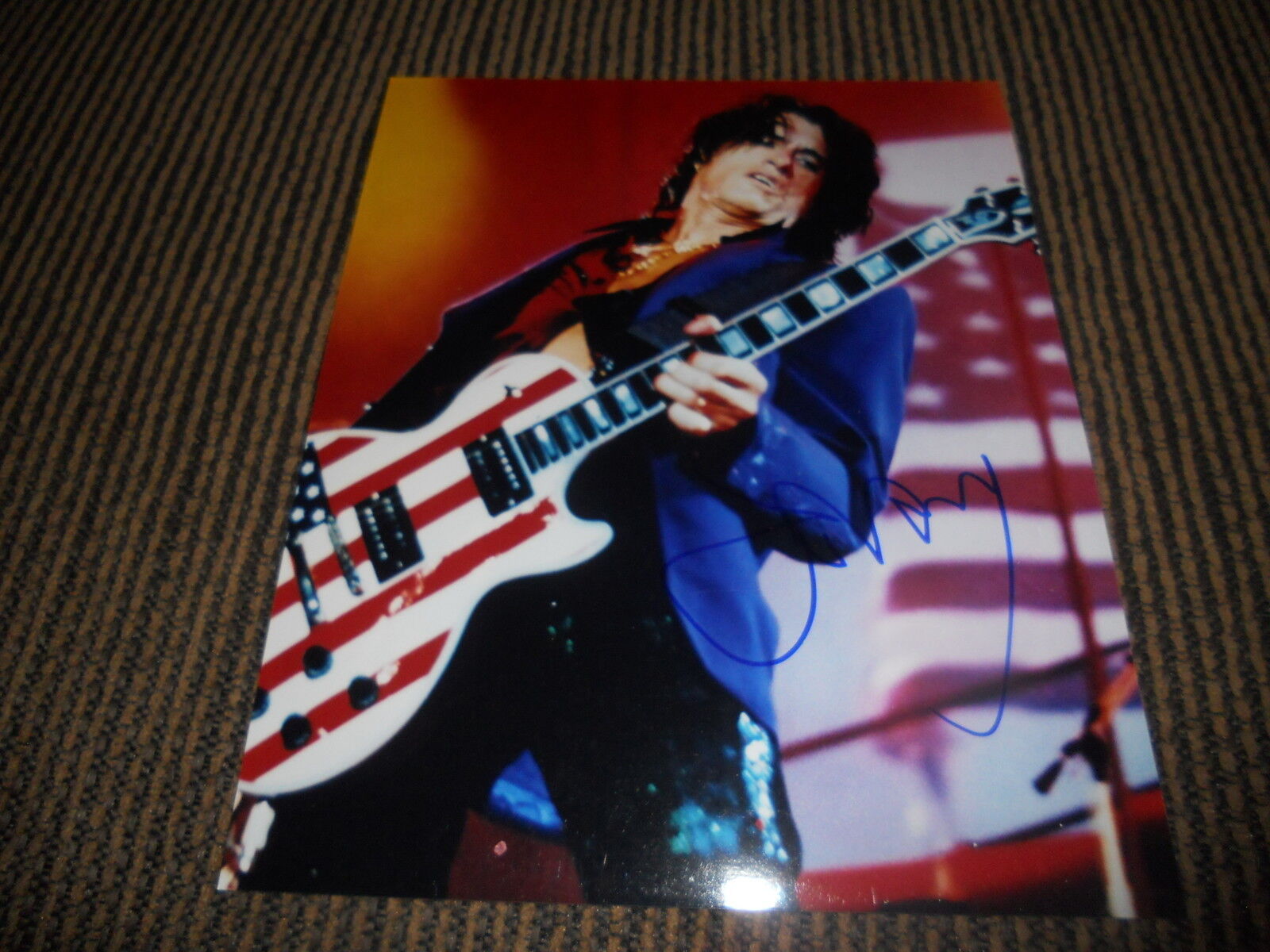 Joe perry Aerosmith Signed Autographed 8x10 Photo Poster painting PSA Guaranteed