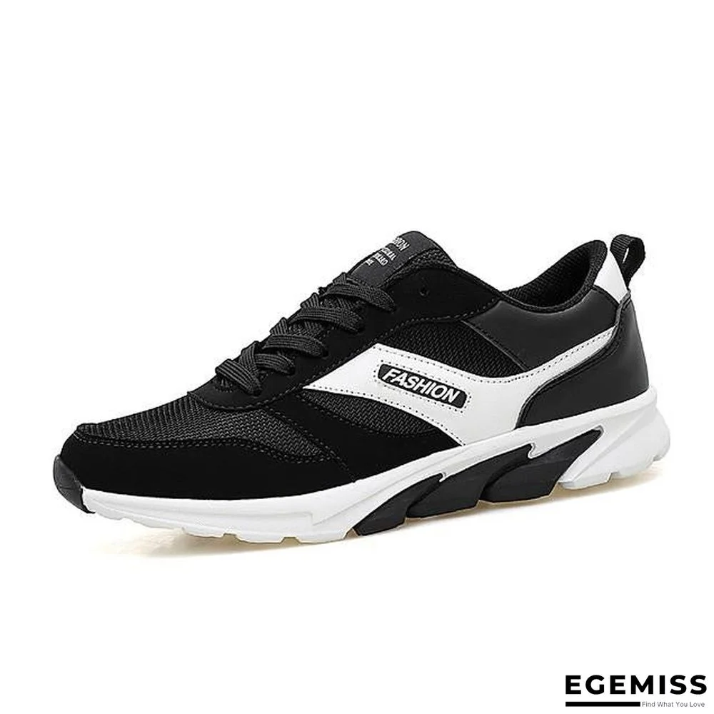 Men's Fall Sporty Outdoor Trainers / Athletic Shoes Running Shoes Synthetics Non-slipping Black and White / Pink / White / Black / Red | EGEMISS
