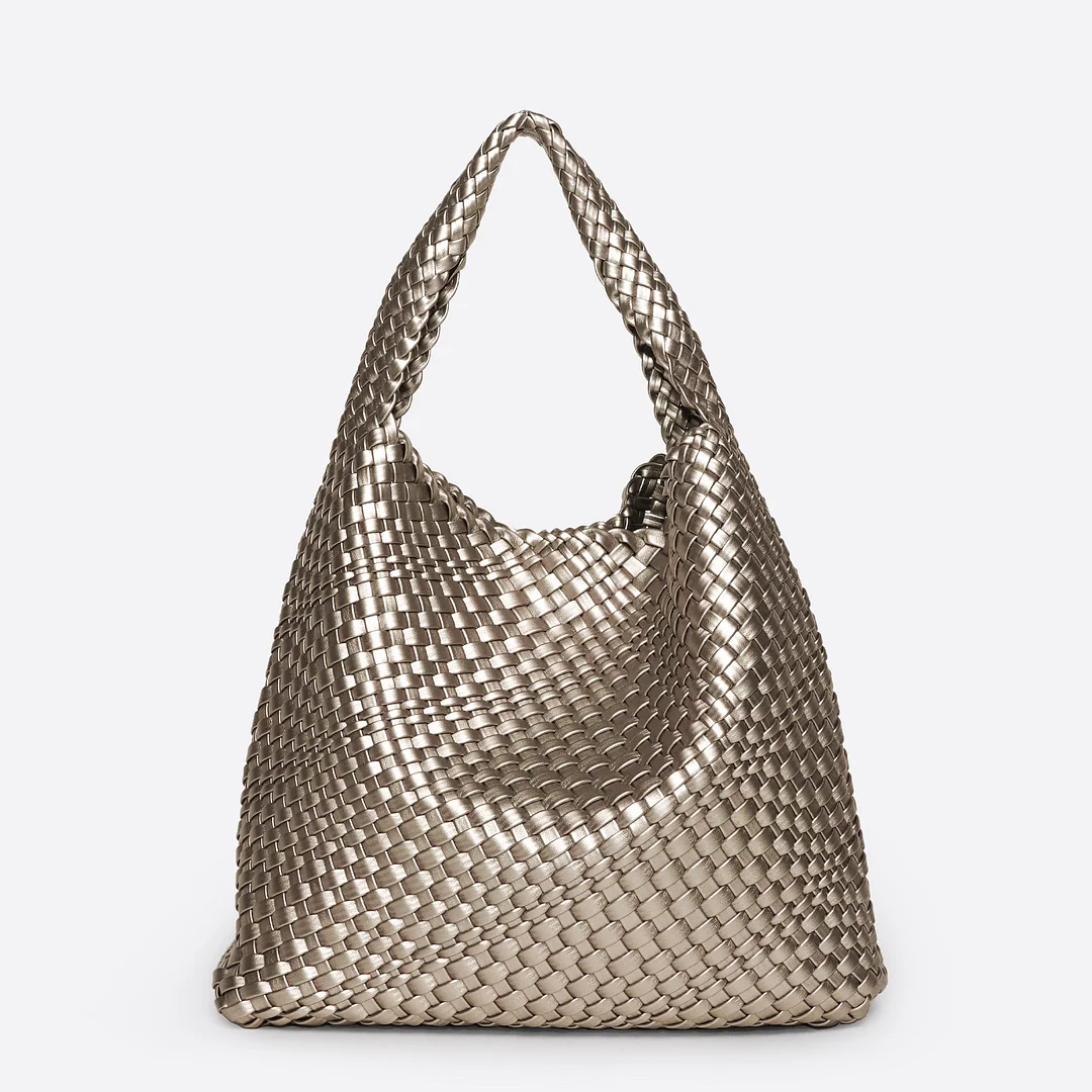 Hobo Woven Vegan Leather Tote Bag