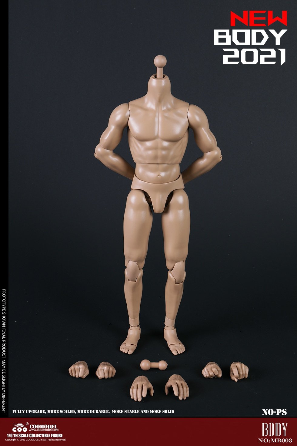 IN stock 1/6 COOMODEL New Body With Inbuilt Neck MB003 MB004-shopify