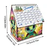 DIY Diamond Painting Special Shape Desktop Cabin Calendar Organizer Box Kit(Cute Turtle)