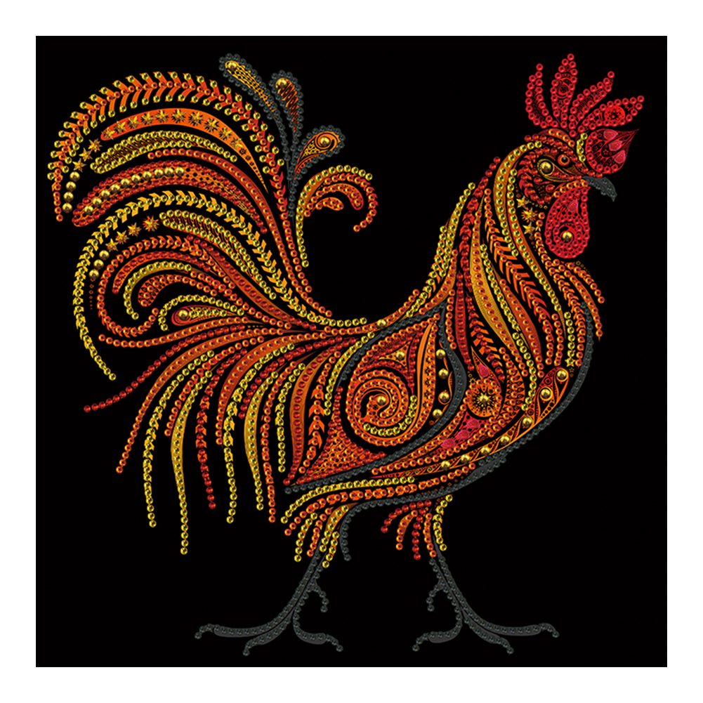 

Chicken - Special Shaped Diamond Painting - 30*30CM, 501 Original