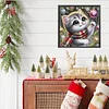 Christmas Cat - Diamond Painting - Partial Special Shaped Drill(Canvas|30*30cm)