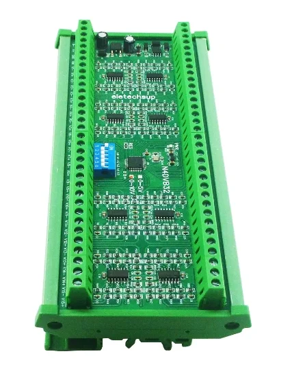 N4DVB32 RTU 0-5V 0-10V Analog Input ADC Signal Acquisition System DC 12V 24V 32-AI RS485 Differential Voltage Collector Modbus
