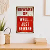 Beware Of  - Vintage Metal Signs(8*12Inch)  - Warning